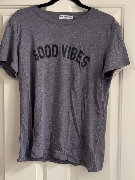 Sub_Urban Riot Tops - Sub_Urban Riot Heather Gray Graphic Tee